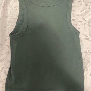 Women's Sleeveless Green Top